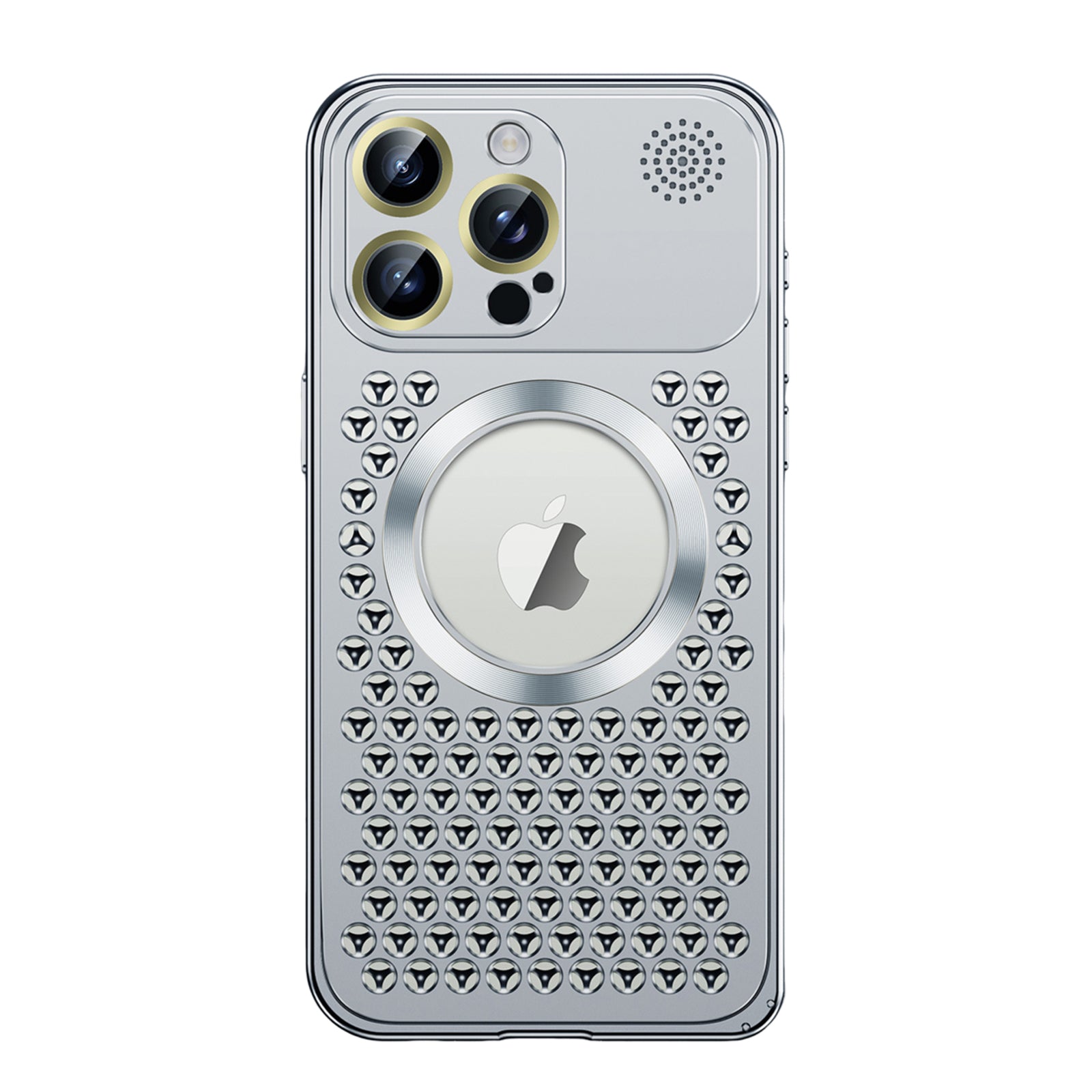Metal Aluminum Honeycomb Cooling MagSafe iPhone Case