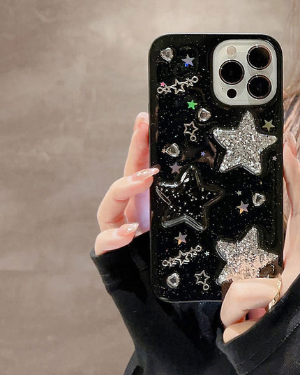 3D Star Diamond iPhone Case