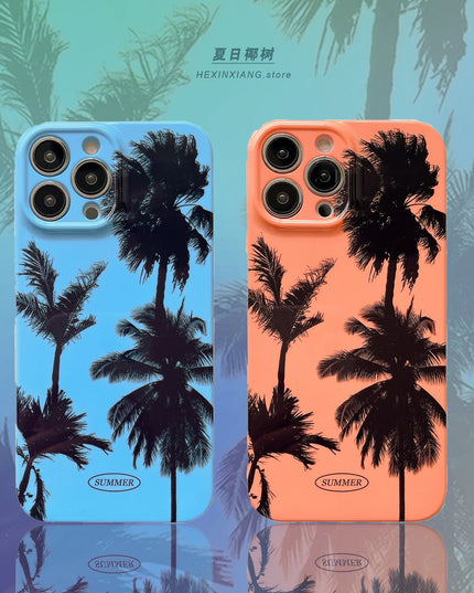 Hawaiian palm iPhone case