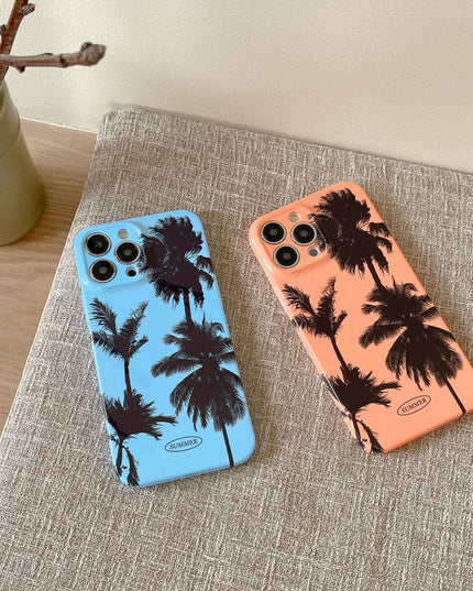 Hawaiian palm iPhone case