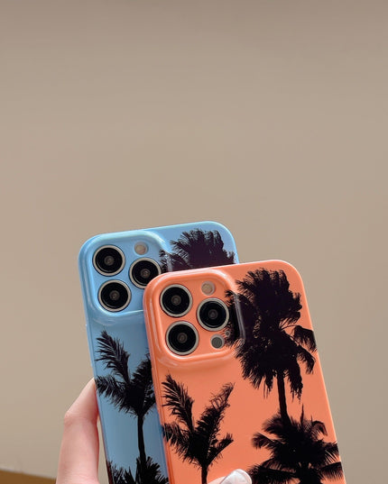 Hawaiian palm iPhone case