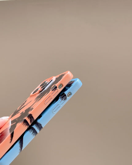 Hawaiian palm iPhone case