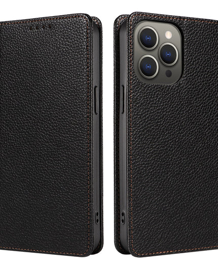 Leather Flip Iphone Wallet Case With Card Holder