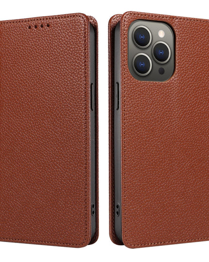 Leather Flip Iphone Wallet Case With Card Holder