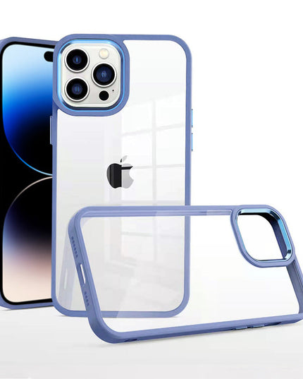 Colorful Border Clear iphone Case