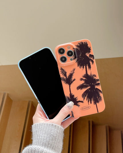 Hawaiian palm iPhone case