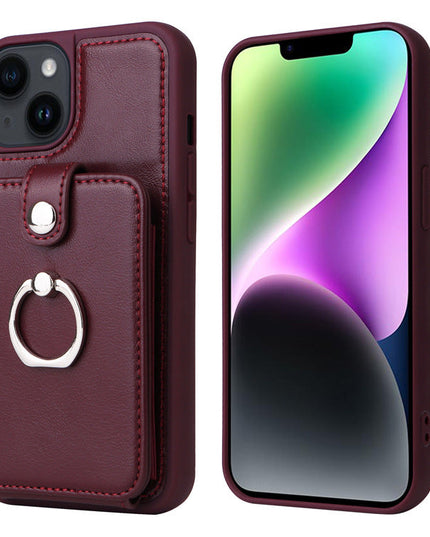 Leather Iphone Wallet Case With Card Holder