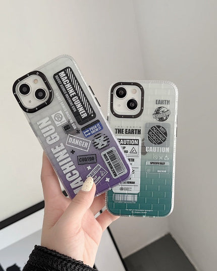 ''Humans and the Earth'' iPhone Case