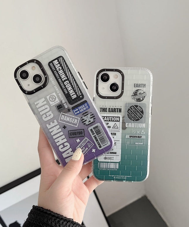 ''Humans and the Earth'' iPhone Case