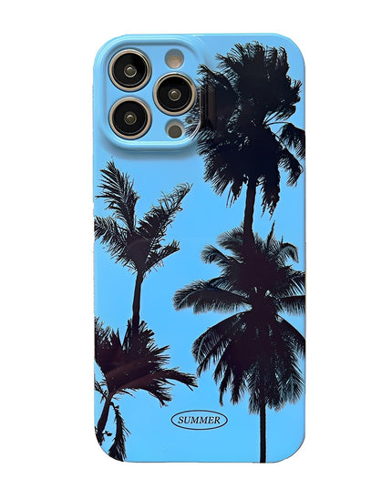 Hawaiian palm iPhone case