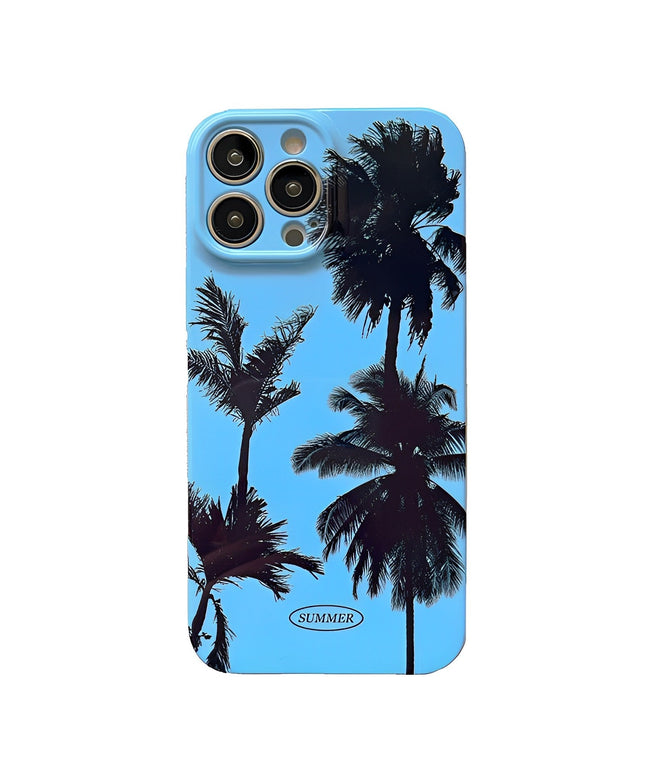 Hawaiian palm iPhone case
