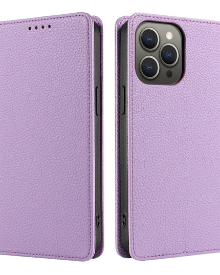 Leather Flip Iphone Wallet Case With Card Holder