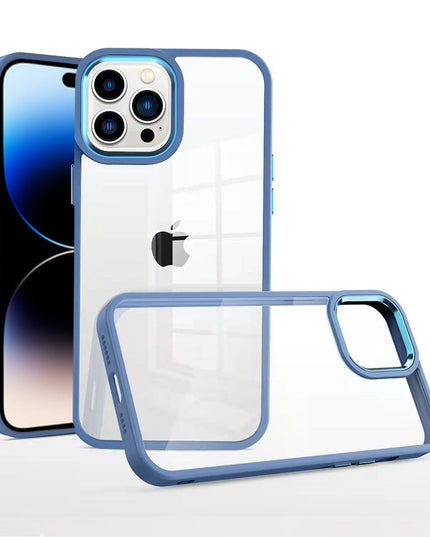 Colorful Border Clear iphone Case