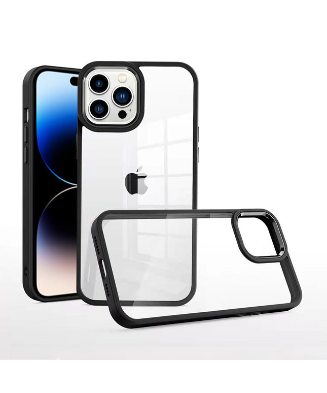 Colorful Border Clear iphone Case