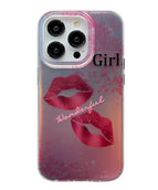 Girl Red Lips