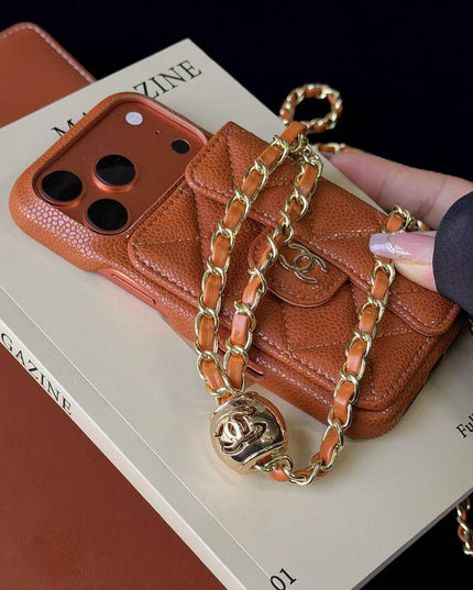 Caviar crossbody card holder phone case 2026