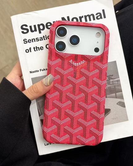 Luxury leather phone case