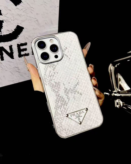 Electroplated leather phone case 2026
