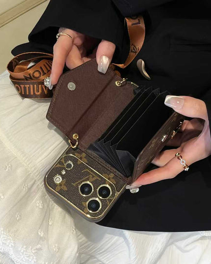Luxury Card Holder Crossbody Phone Case