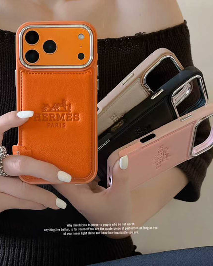 Leather phone case