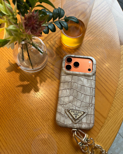 New Crocodile-Pattern Leather Phone Case