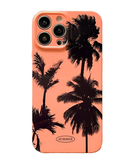Hawaiian palm iPhone case