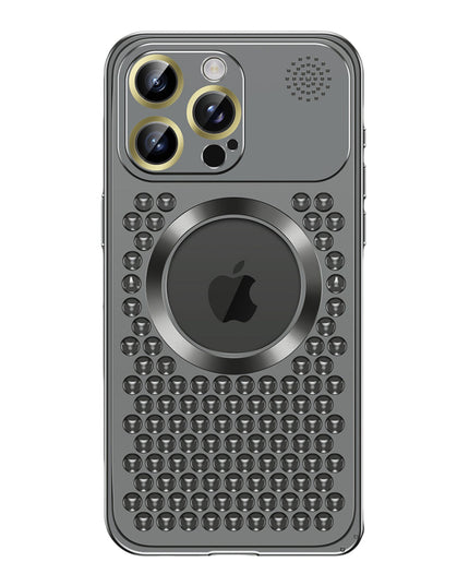 Metal Aluminum Honeycomb Cooling MagSafe iPhone Case