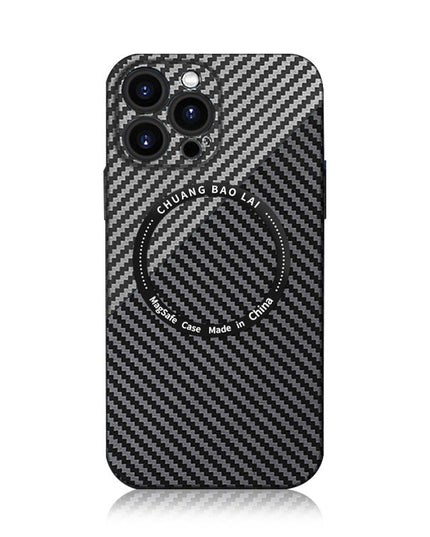 Carbon Fiber Texture iPhone case With MagSafe