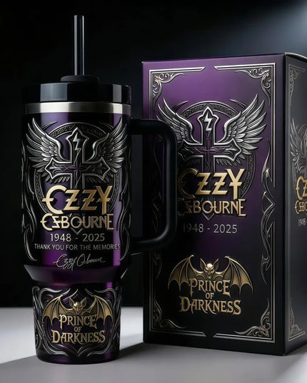 Prince of Darkness Memorial Stanley Tumbler