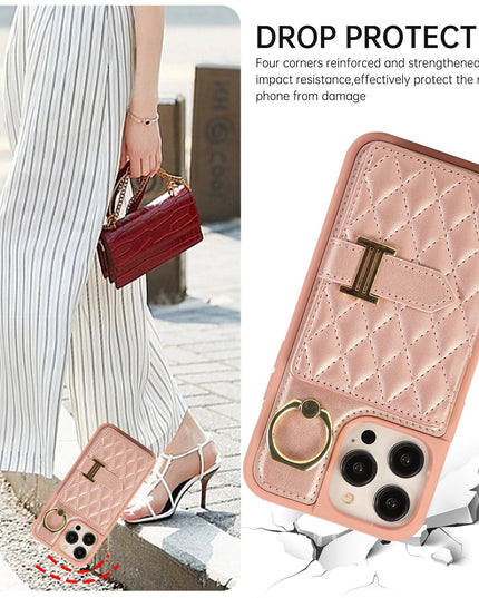 Wallet Leather Iphone Case - With Card Holder Crossbody Straps