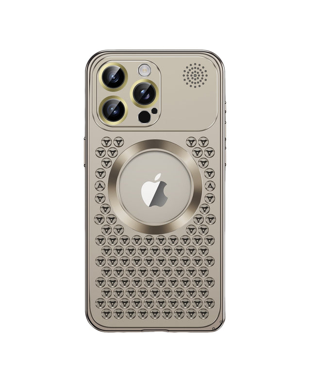 Metal Aluminum Honeycomb Cooling MagSafe iPhone Case
