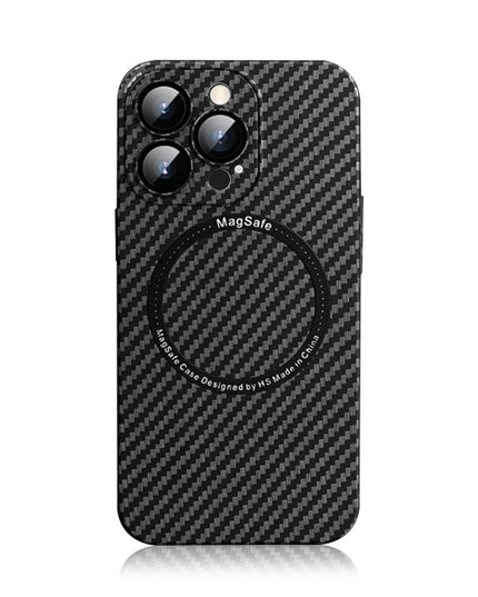 Carbon Fiber Texture iPhone case With MagSafe