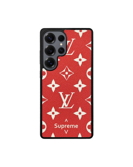LVxSUP RED MONOGRAM