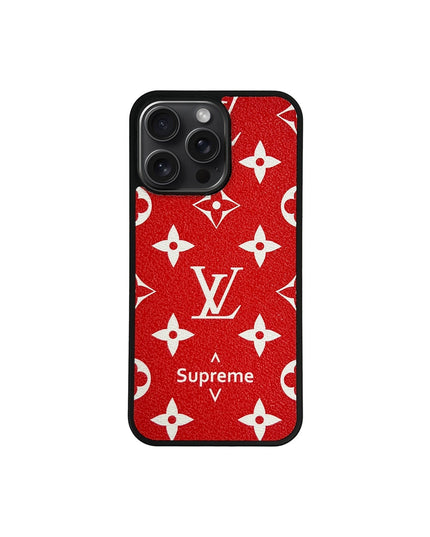 LVxSUP RED MONOGRAM