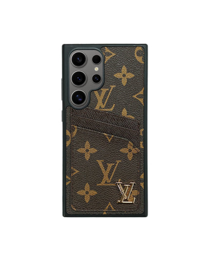 LV BROWN MONOGRAM CARDHOLDER FULLY COVERED