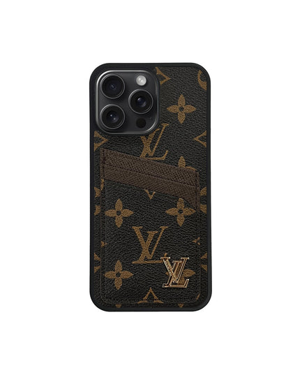 LV BROWN MONOGRAM CARDHOLDER FULLY COVERED