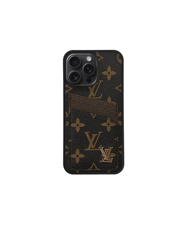 LV BROWN MONOGRAM CARDHOLDER FULLY COVERED