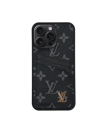 LV BLACK MONOGRAM CARDHOLDER FULLY COVERED
