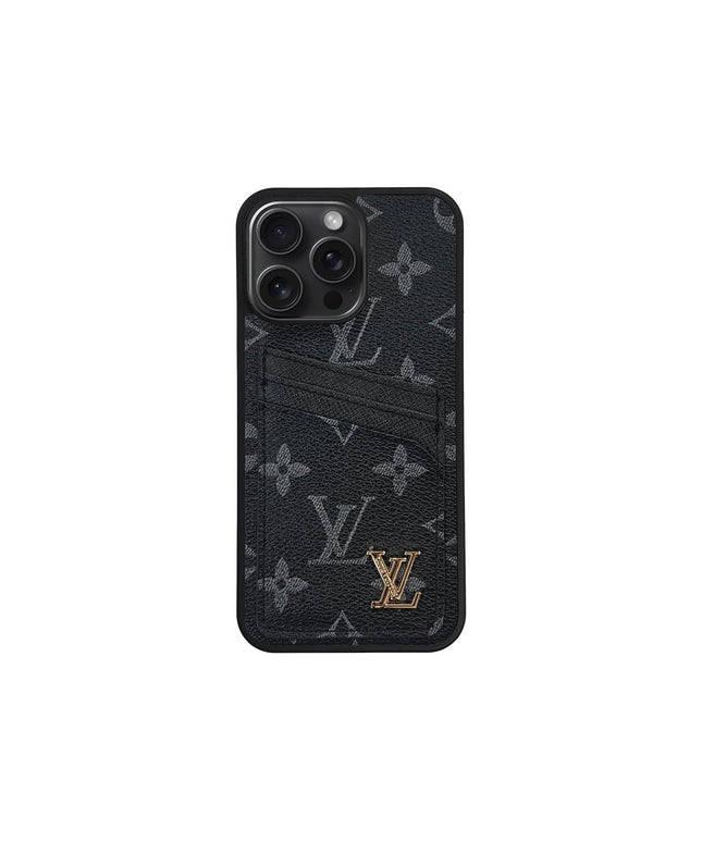 LV BLACK MONOGRAM CARDHOLDER FULLY COVERED