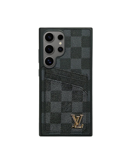 LV BLACK CLASSIC CARDHOLDER FULLY COVERED