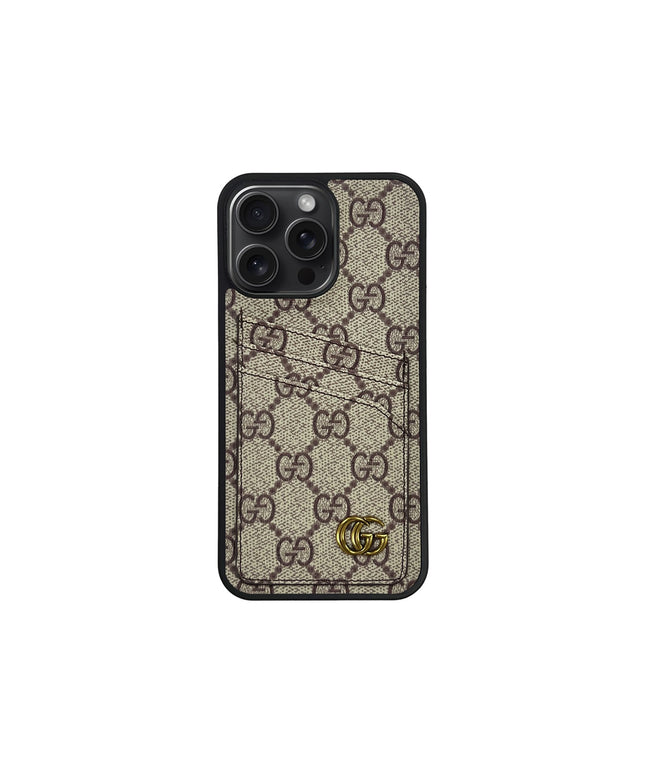GG MONOGRAM CARDHOLDER FULLY COVERED