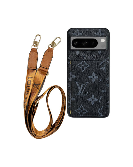 LV BLACK MONOGRAM CARDHOLDER WITH LANYARD