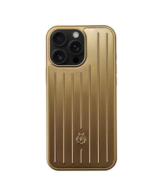 RIMOWA Gold Aluminum Alloy Phone Case