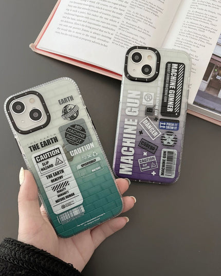 ''Humans and the Earth'' iPhone Case