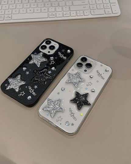 3D Star Diamond iPhone Case
