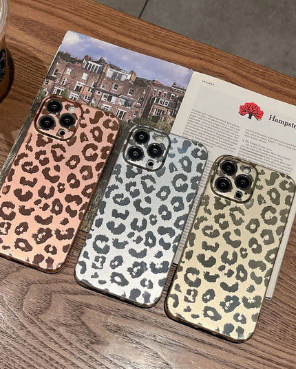 Electroplating Cheetah iPhone Case