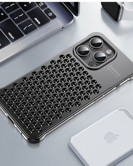 Metal Aluminum Honeycomb Cooling iPhone Case