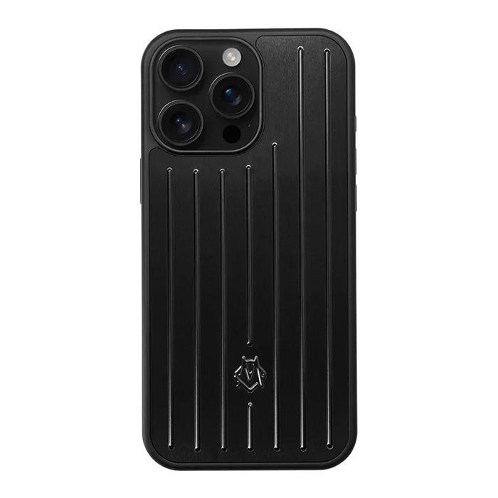 RIMOWA Black Aluminum Alloy Phone Case