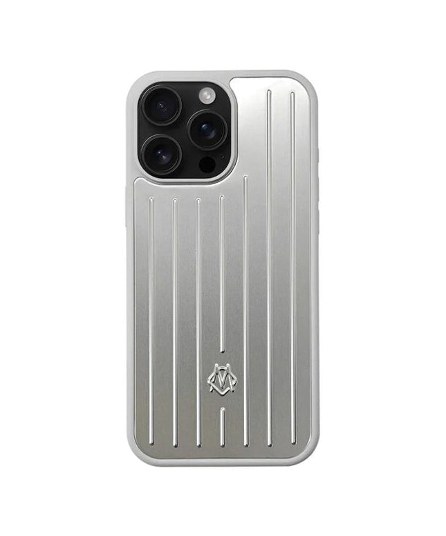 RIMOWA Silver Aluminum Alloy Phone Case