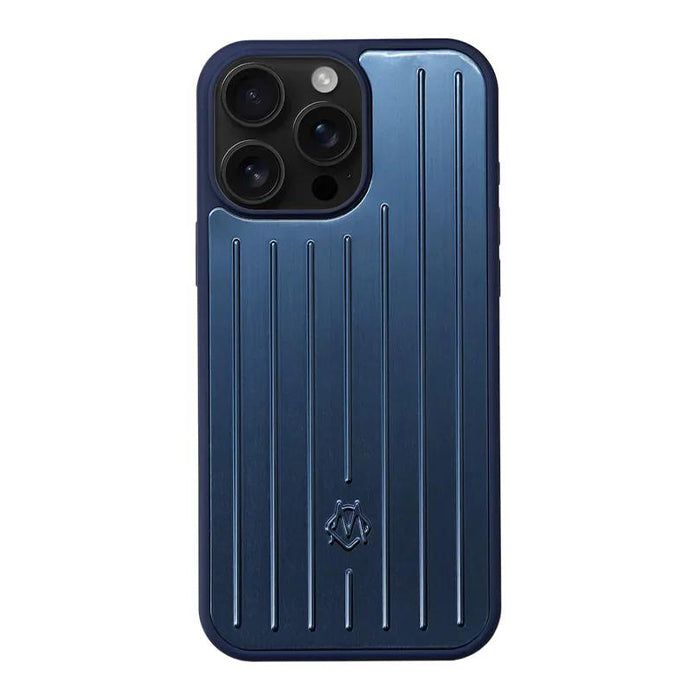 RIMOWA Blue Aluminum Alloy Phone Case
